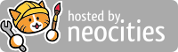 hosted with neocities